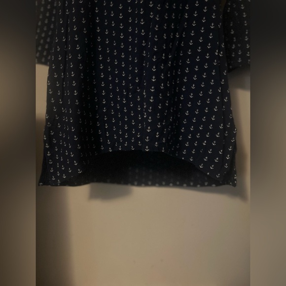 J. Crew nautical blue and white top. - Picture 4 of 6